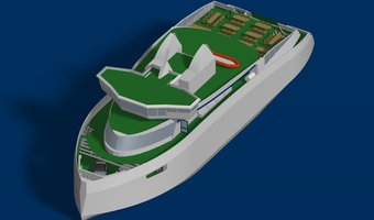 Conceptual design of passenger ferry "Kihnu"